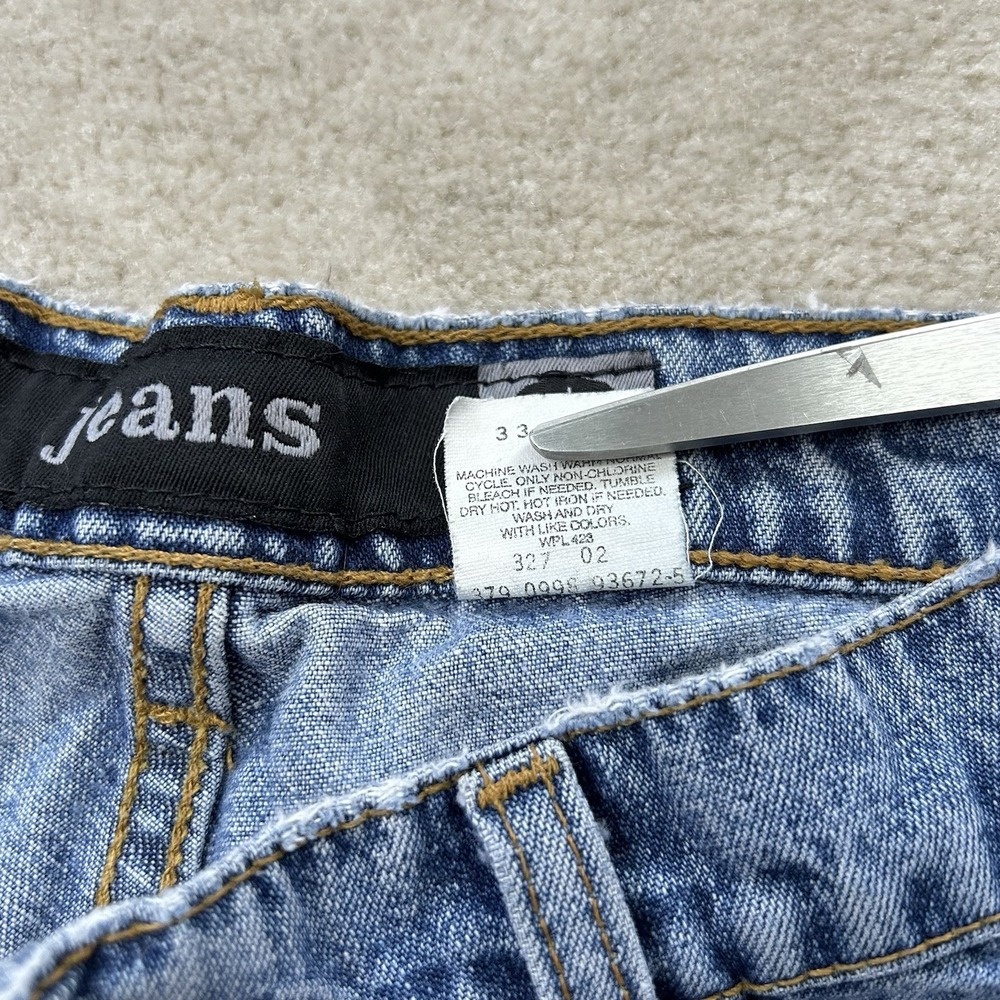 Vintage 90s Levis Silvertab Jeans Women's 3 Baggy Skater USA Carpenter Wide Leg - Picture 8 of 11
